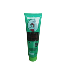 D55 green plastic tube with flip top cap shower gel plastic tube